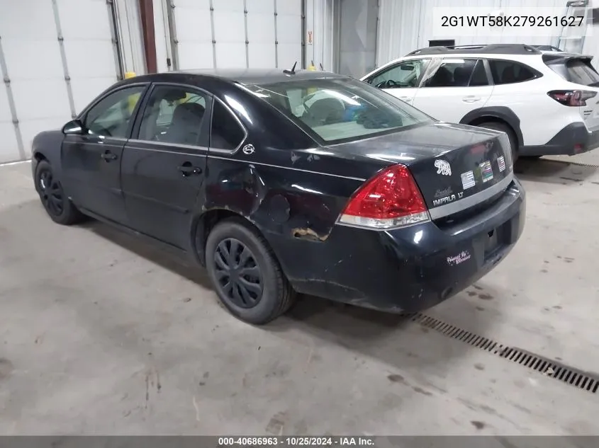 2007 Chevrolet Impala Lt VIN: 2G1WT58K279261627 Lot: 40686963