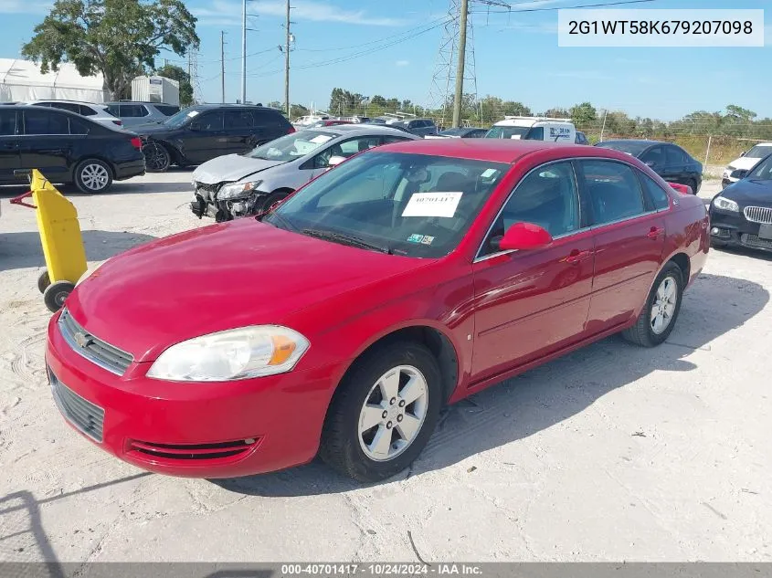 2007 Chevrolet Impala Lt VIN: 2G1WT58K679207098 Lot: 40701417