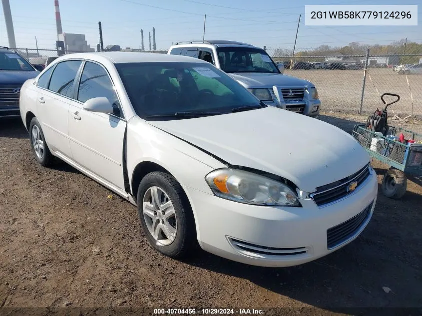 2007 Chevrolet Impala Ls VIN: 2G1WB58K779124296 Lot: 40704456