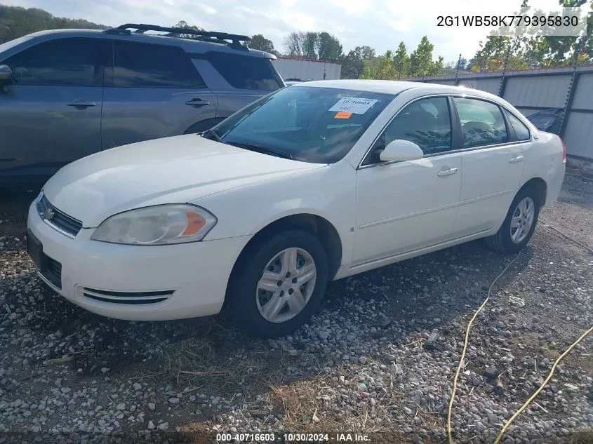 2007 Chevrolet Impala Ls VIN: 2G1WB58K779395830 Lot: 40716603