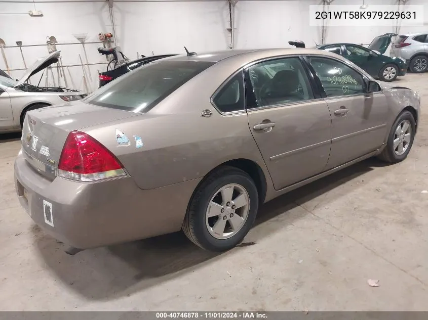 2007 Chevrolet Impala Lt VIN: 2G1WT58K979229631 Lot: 40746878