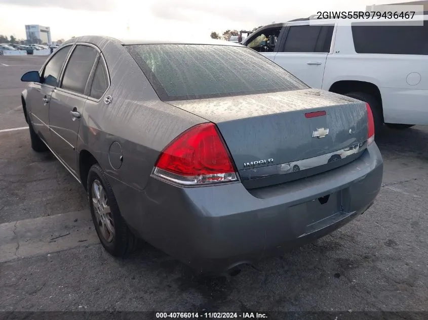 2007 Chevrolet Impala Police VIN: 2GIWS55R979436467 Lot: 40766014