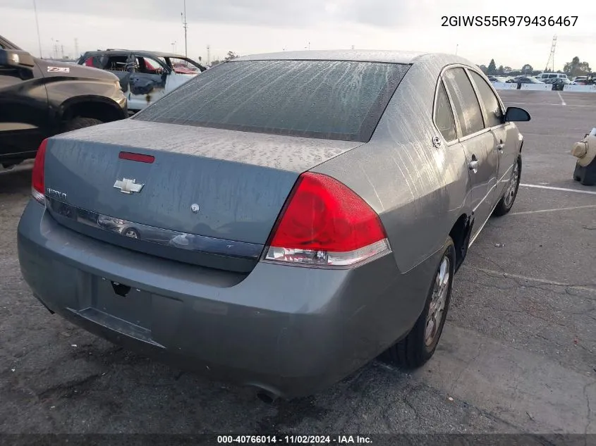 2007 Chevrolet Impala Police VIN: 2GIWS55R979436467 Lot: 40766014