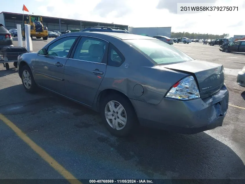 2007 Chevrolet Impala Ls VIN: 2G1WB58K379275071 Lot: 40768569