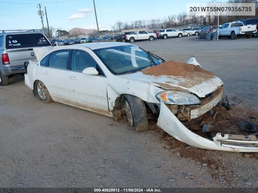 2007 Chevrolet Impala Lt VIN: 2G1WT55N079356735 Lot: 40829912