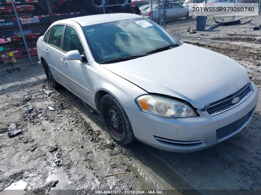 2G1WS55R979260740 2007 Chevrolet Impala Police