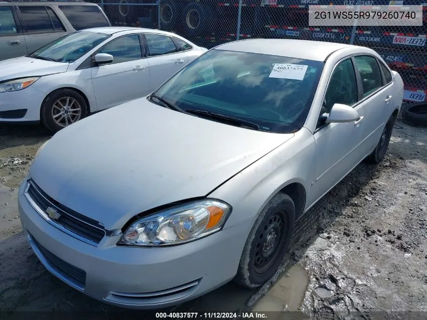 2G1WS55R979260740 2007 Chevrolet Impala Police