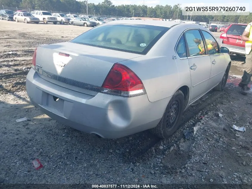 2G1WS55R979260740 2007 Chevrolet Impala Police