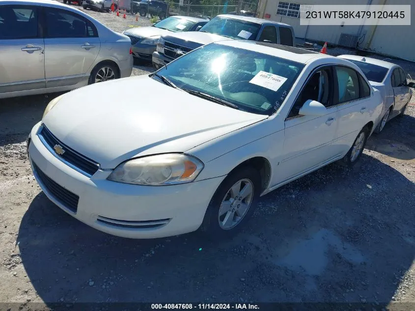 2007 Chevrolet Impala Lt VIN: 2G1WT58K479120445 Lot: 40847608