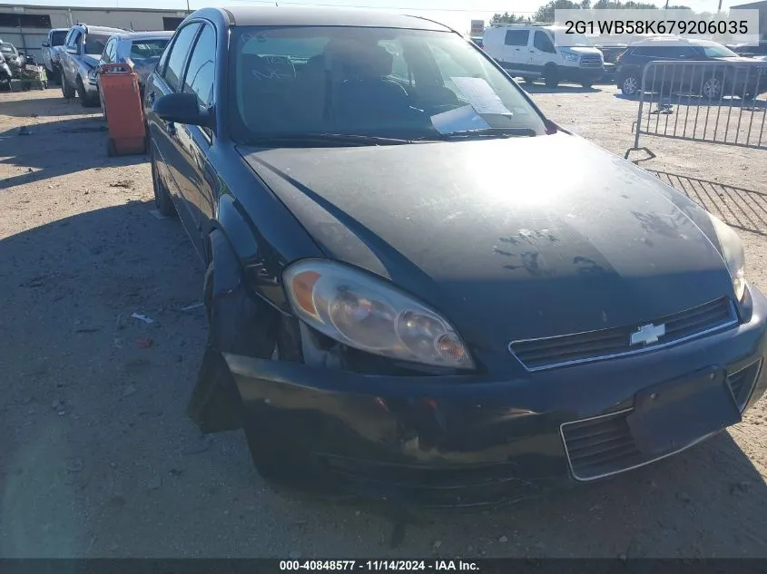 2007 Chevrolet Impala Ls VIN: 2G1WB58K679206035 Lot: 40848577