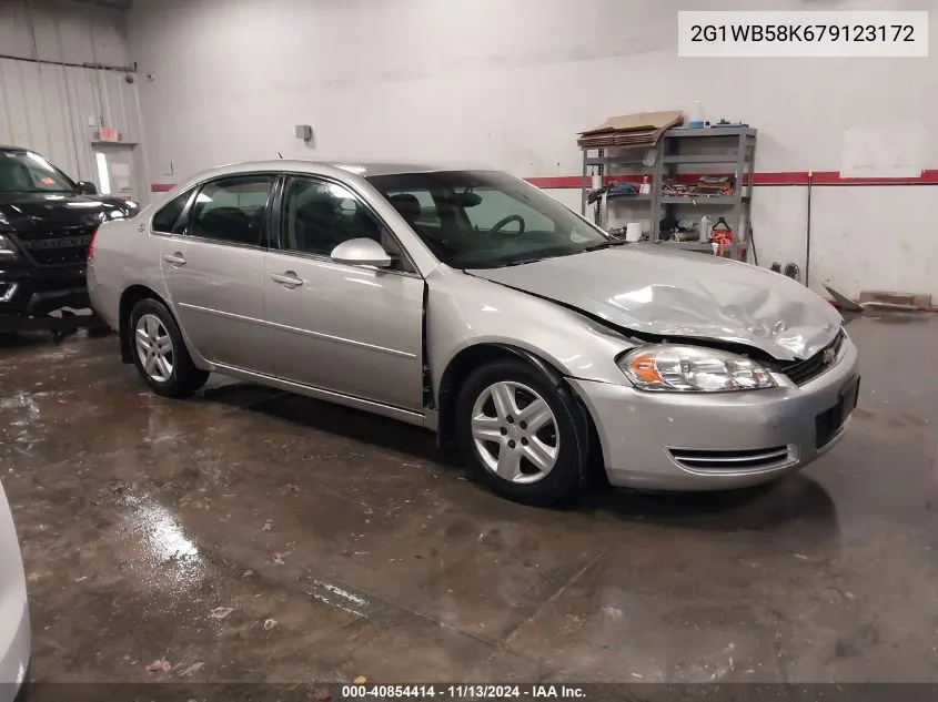 2007 Chevrolet Impala Ls VIN: 2G1WB58K679123172 Lot: 40854414