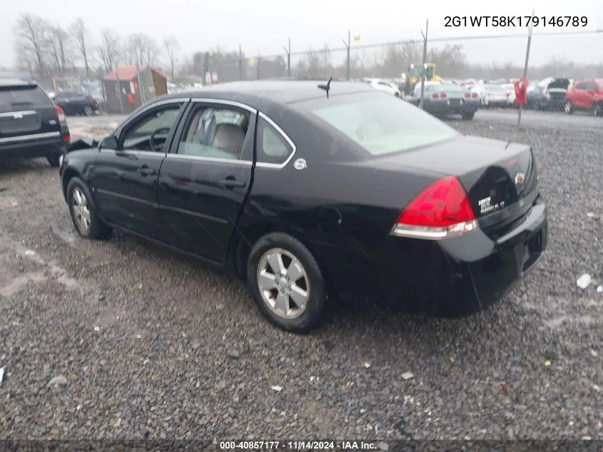 2007 Chevrolet Impala Lt VIN: 2G1WT58K179146789 Lot: 40857177