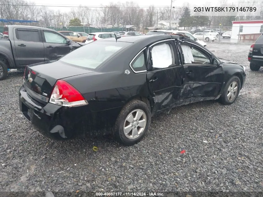 2007 Chevrolet Impala Lt VIN: 2G1WT58K179146789 Lot: 40857177