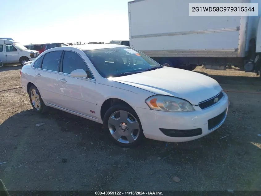 2007 Chevrolet Impala Ss VIN: 2G1WD58C979315544 Lot: 40859122