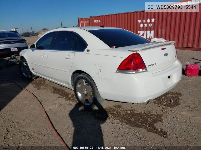 2007 Chevrolet Impala Ss VIN: 2G1WD58C979315544 Lot: 40859122