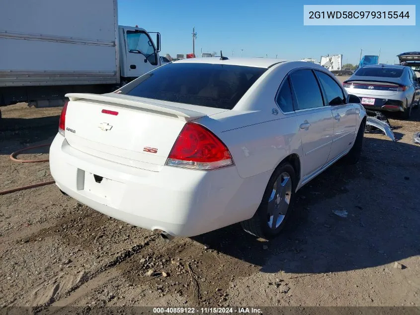 2007 Chevrolet Impala Ss VIN: 2G1WD58C979315544 Lot: 40859122