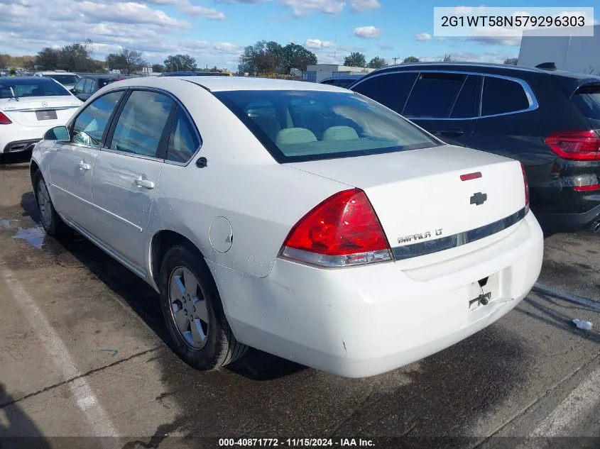 2007 Chevrolet Impala Lt VIN: 2G1WT58N579296303 Lot: 40871772