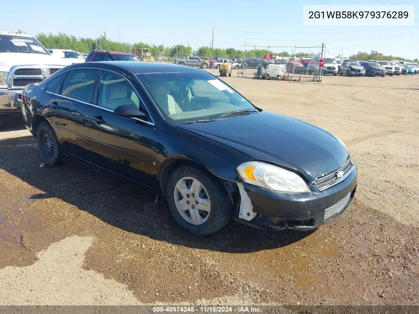 2007 Chevrolet Impala Ls VIN: 2G1WB58K979376289 Lot: 40874245