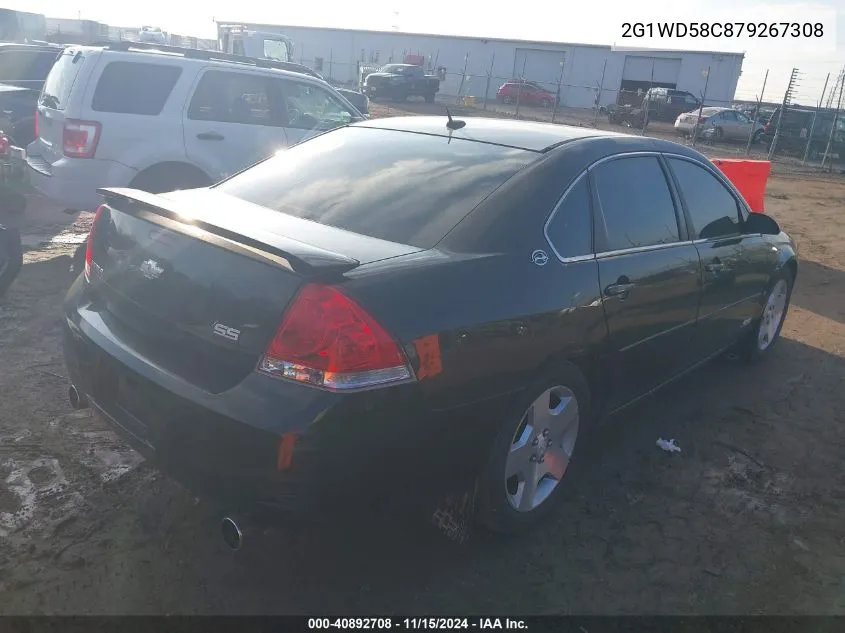 2007 Chevrolet Impala Ss VIN: 2G1WD58C879267308 Lot: 40892708