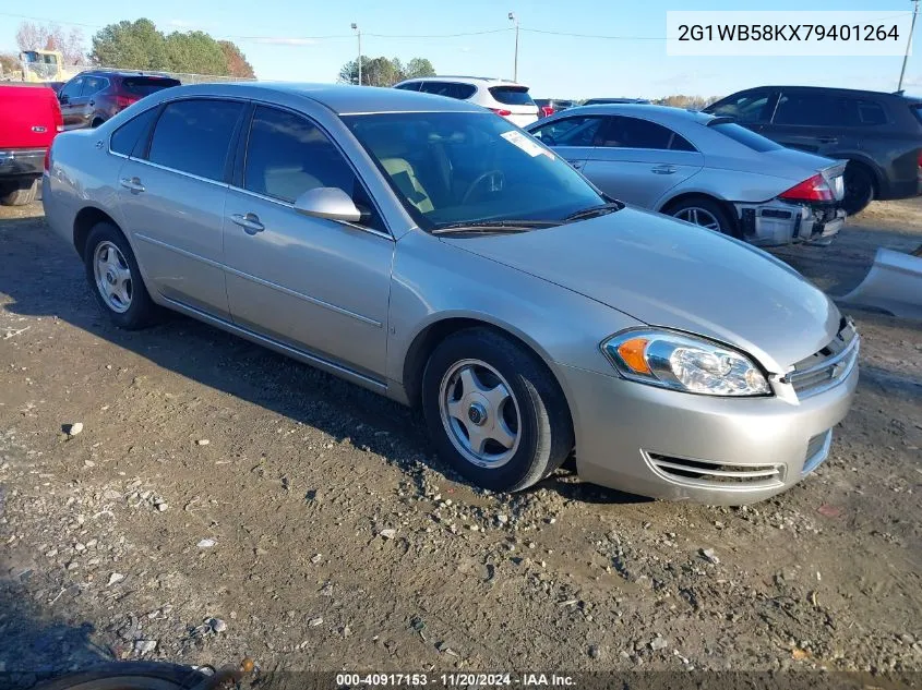 2007 Chevrolet Impala Ls VIN: 2G1WB58KX79401264 Lot: 40917153