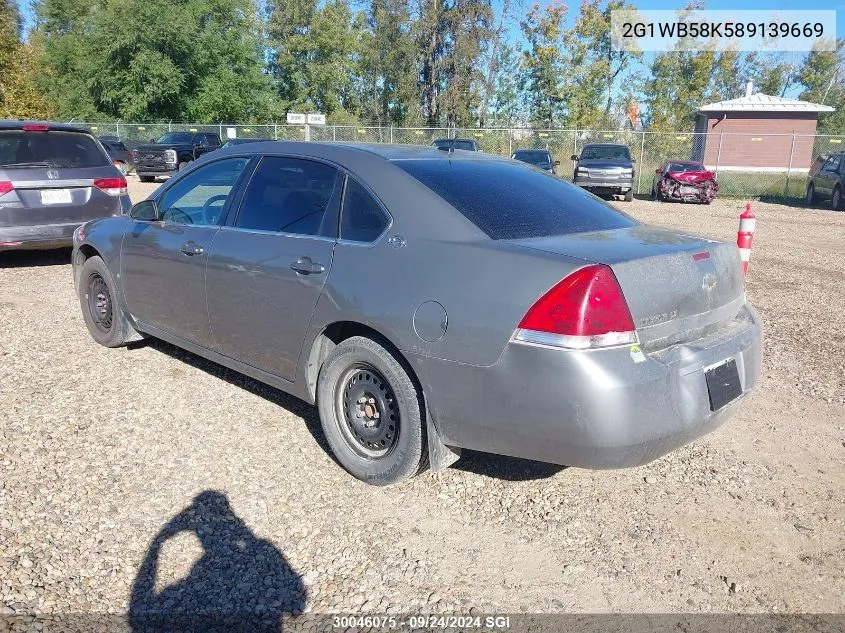 2008 Chevrolet Impala Ls VIN: 2G1WB58K589139669 Lot: 30046075