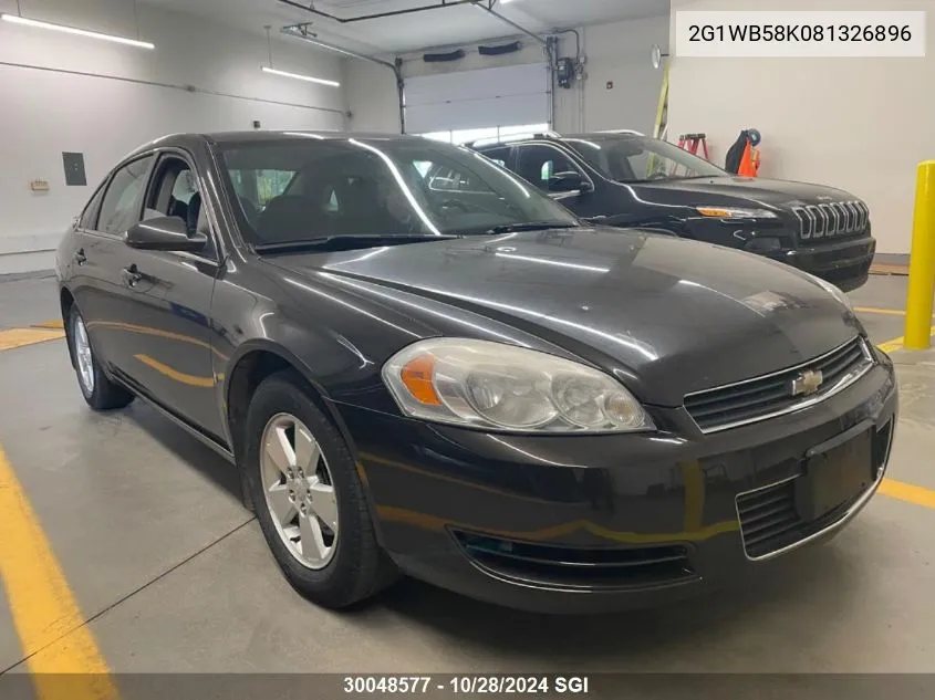 2008 Chevrolet Impala Ls VIN: 2G1WB58K081326896 Lot: 30048577