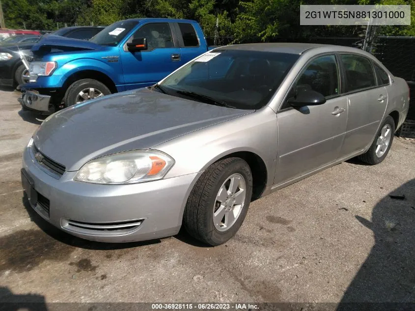 2008 Chevrolet Impala Lt VIN: 2G1WT55N881301000 Lot: 36928115