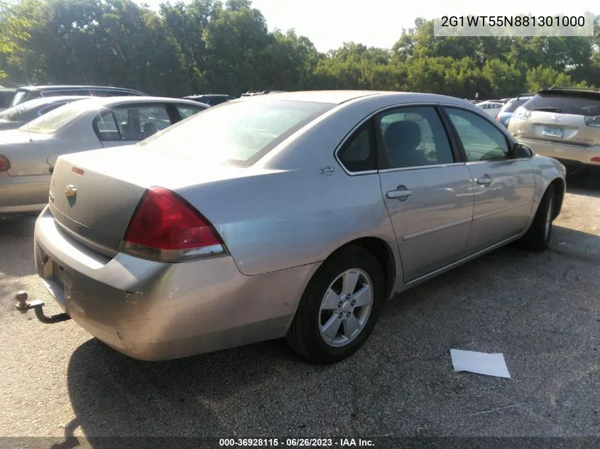 2008 Chevrolet Impala Lt VIN: 2G1WT55N881301000 Lot: 36928115