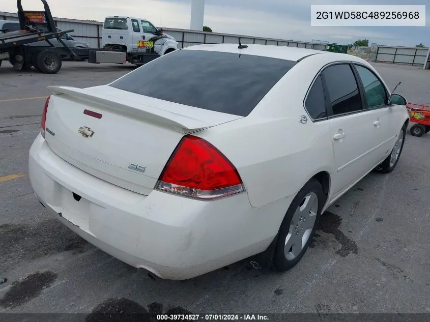 2008 Chevrolet Impala Ss VIN: 2G1WD58C489256968 Lot: 39734527