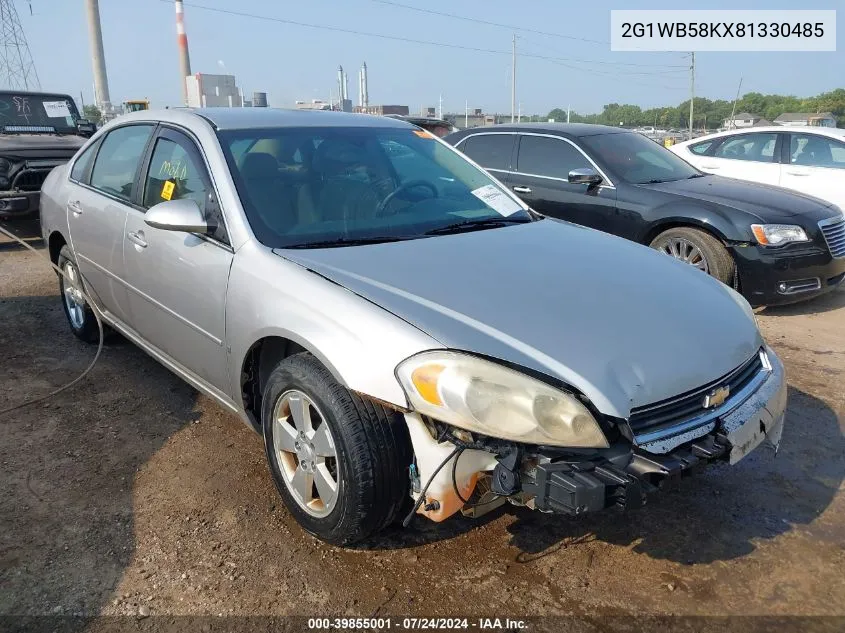 2008 Chevrolet Impala Ls VIN: 2G1WB58KX81330485 Lot: 39855001