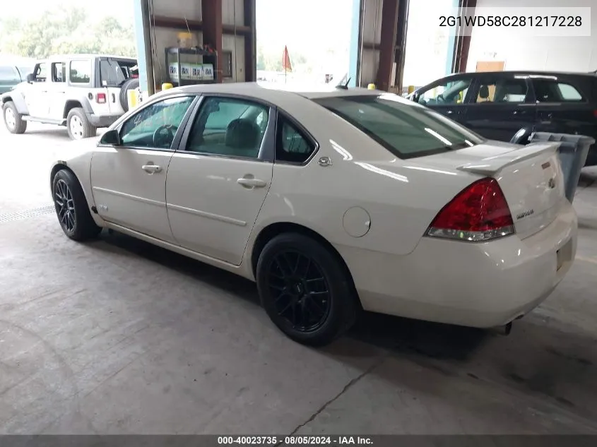 2G1WD58C281217228 2008 Chevrolet Impala Ss