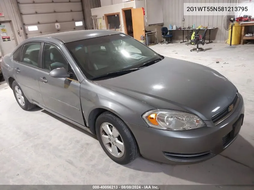 2G1WT55N581213795 2008 Chevrolet Impala Lt