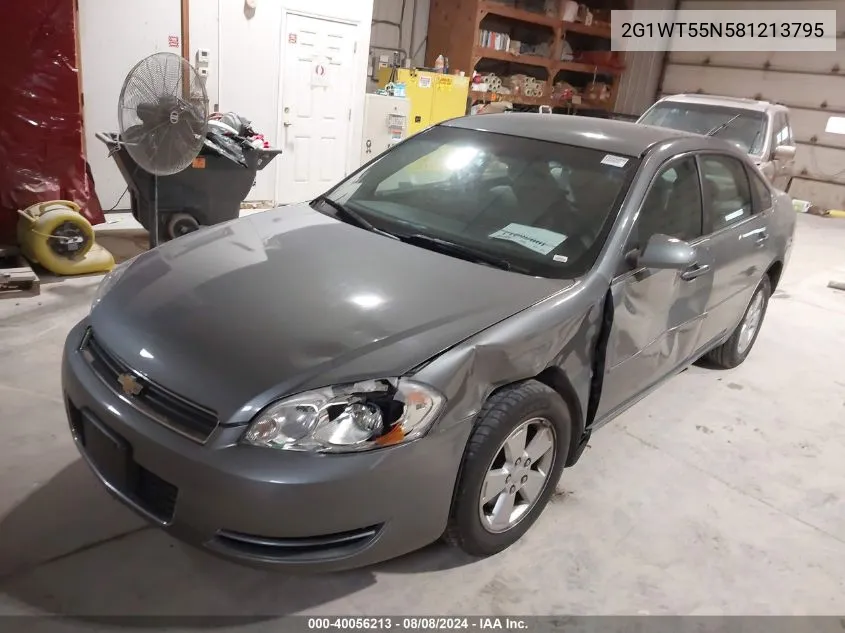 2G1WT55N581213795 2008 Chevrolet Impala Lt