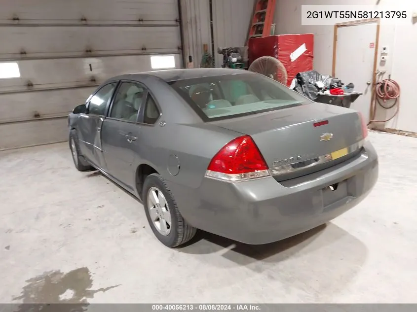 2008 Chevrolet Impala Lt VIN: 2G1WT55N581213795 Lot: 40056213