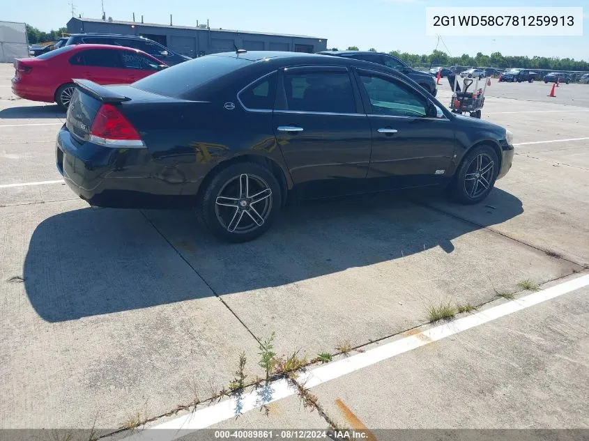 2G1WD58C781259913 2008 Chevrolet Impala Ss