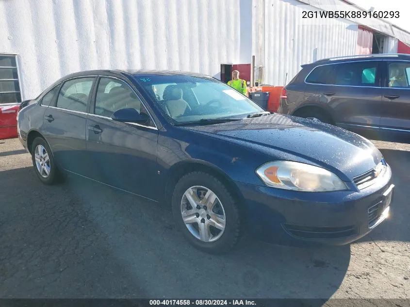 2008 Chevrolet Impala Ls VIN: 2G1WB55K889160293 Lot: 40174558