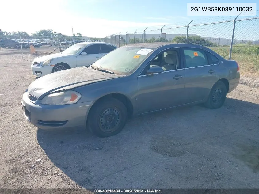 2G1WB58K089110032 2008 Chevrolet Impala Ls