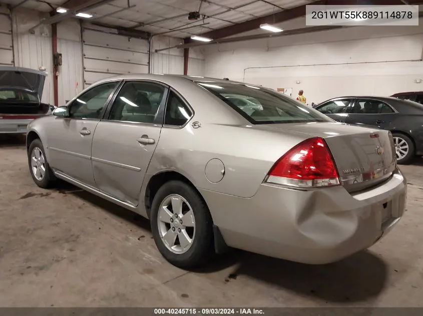 2008 Chevrolet Impala Lt VIN: 2G1WT55K889114878 Lot: 40245715