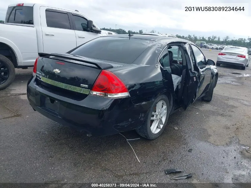 2008 Chevrolet Impala Ltz VIN: 2G1WU583089234644 Lot: 40258373