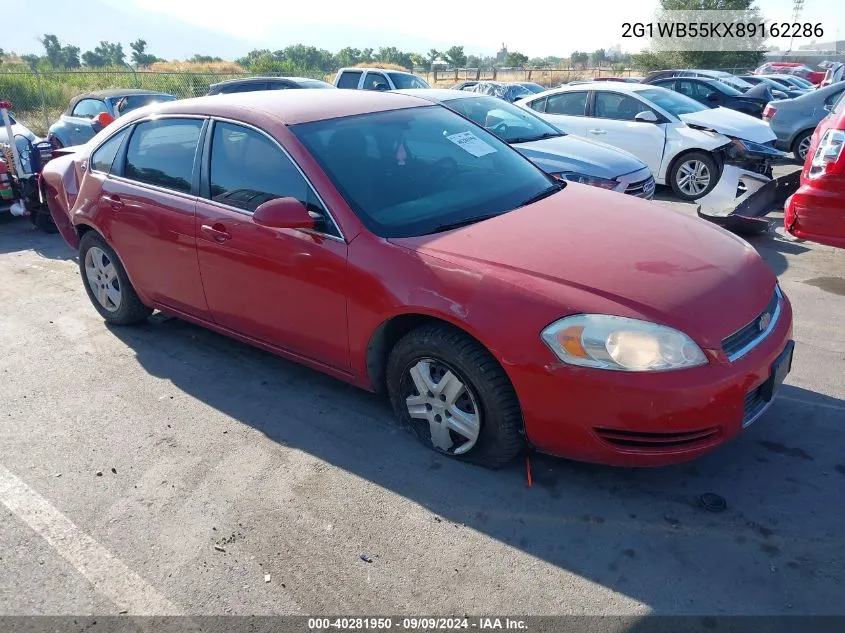 2008 Chevrolet Impala Ls VIN: 2G1WB55KX89162286 Lot: 40281950