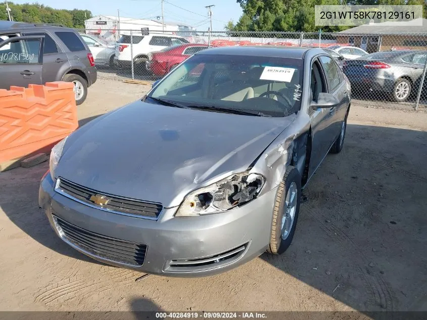 2008 Chevrolet Impala Lt VIN: 2G1WT58K78129161 Lot: 40284919