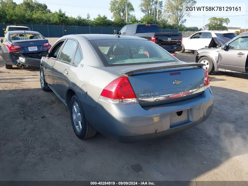 2008 Chevrolet Impala Lt VIN: 2G1WT58K78129161 Lot: 40284919