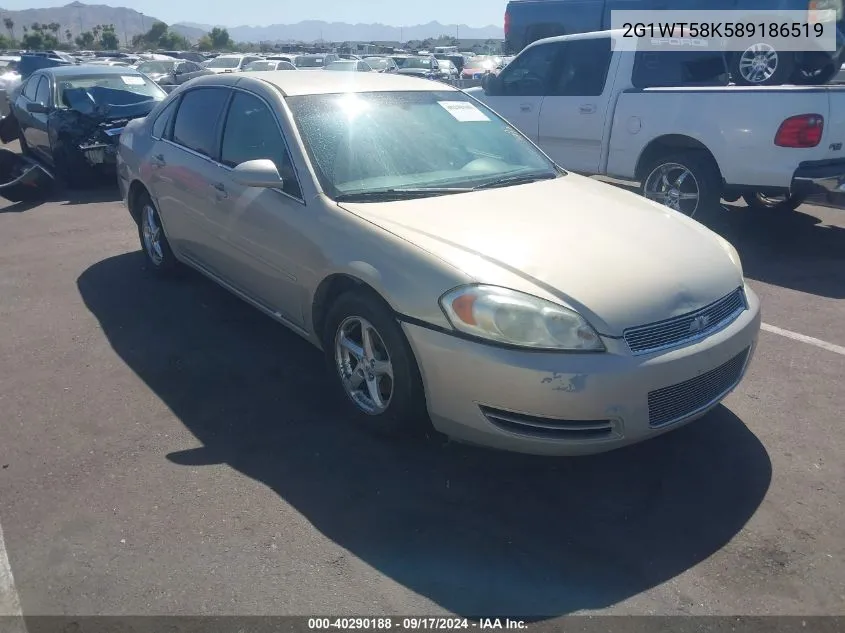 2008 Chevrolet Impala Lt VIN: 2G1WT58K589186519 Lot: 40290188