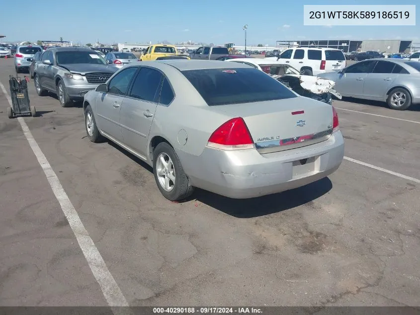 2G1WT58K589186519 2008 Chevrolet Impala Lt