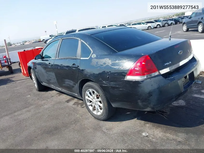 2G1WS553889277543 2008 Chevrolet Impala Police