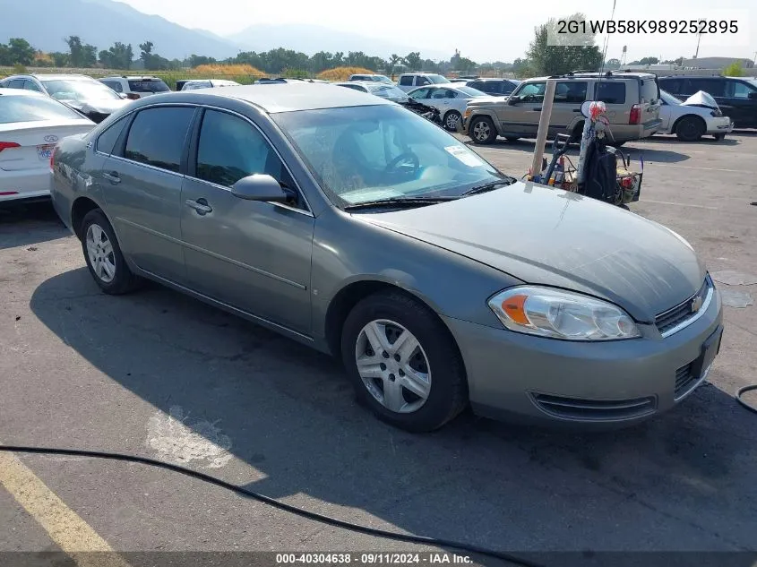 2G1WB58K989252895 2008 Chevrolet Impala Ls