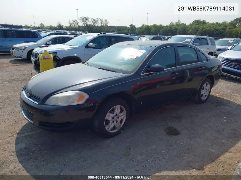 2G1WB58K789114031 2008 Chevrolet Impala Ls