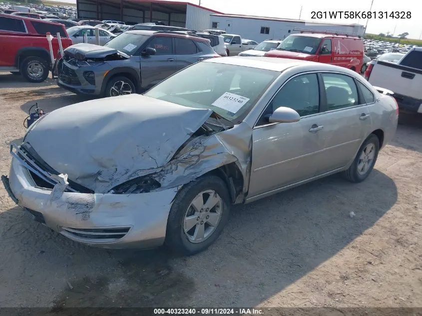 2008 Chevrolet Impala Lt VIN: 2G1WT58K681314328 Lot: 40323240