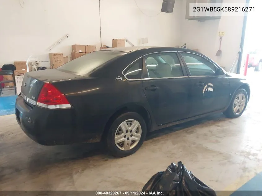 2G1WB55K589216271 2008 Chevrolet Impala Ls