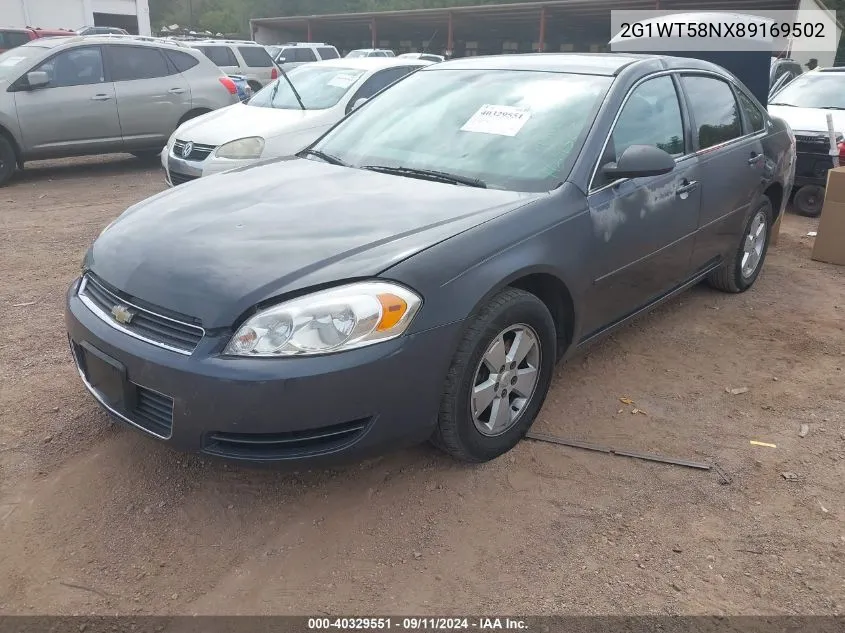 2G1WT58NX89169502 2008 Chevrolet Impala Lt